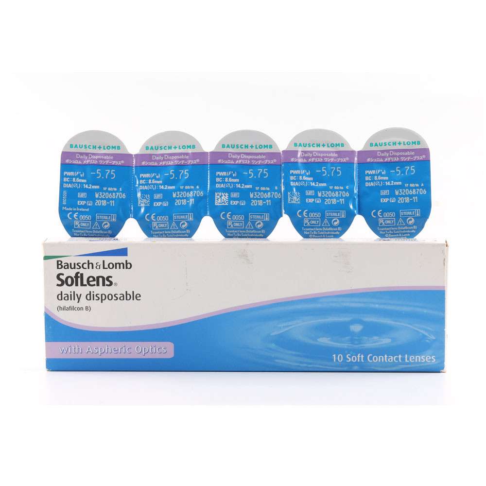Bausch + Lomb SofLens Daily Disposable 10 Pack (Powered) 