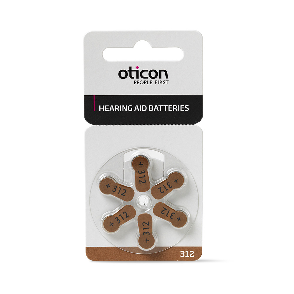 Oticon Battery - 312 Brown