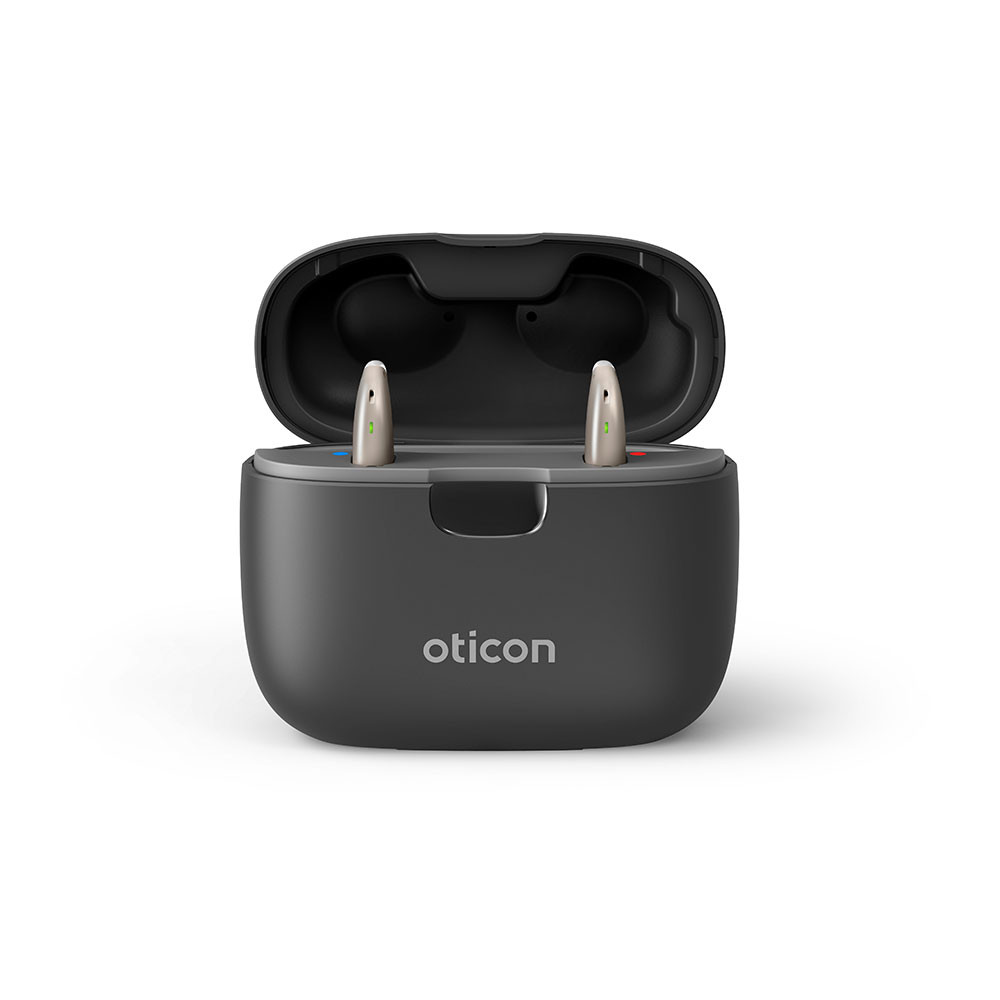 Oticon More 3 MiniRITE - Rechargeable Hearing aid with Smart Charger (Unilateral)