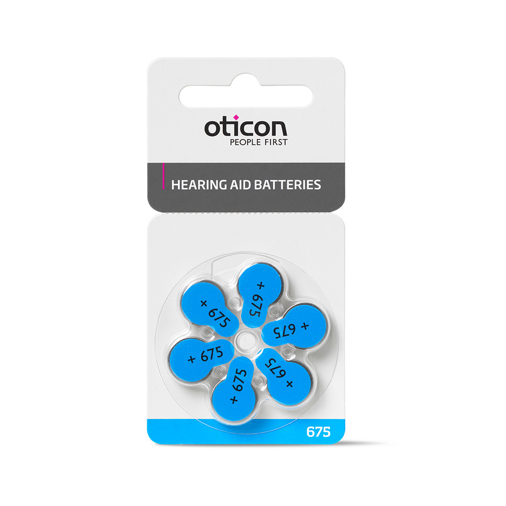 Oticon Battery - 675 Blue